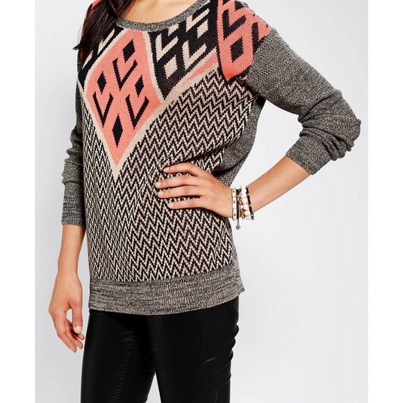 Urban Outfitters Sweaters - Urban Outfitters Ecoté Intarsia Pullover Sweater